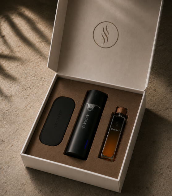 The ARUMYZ box, open